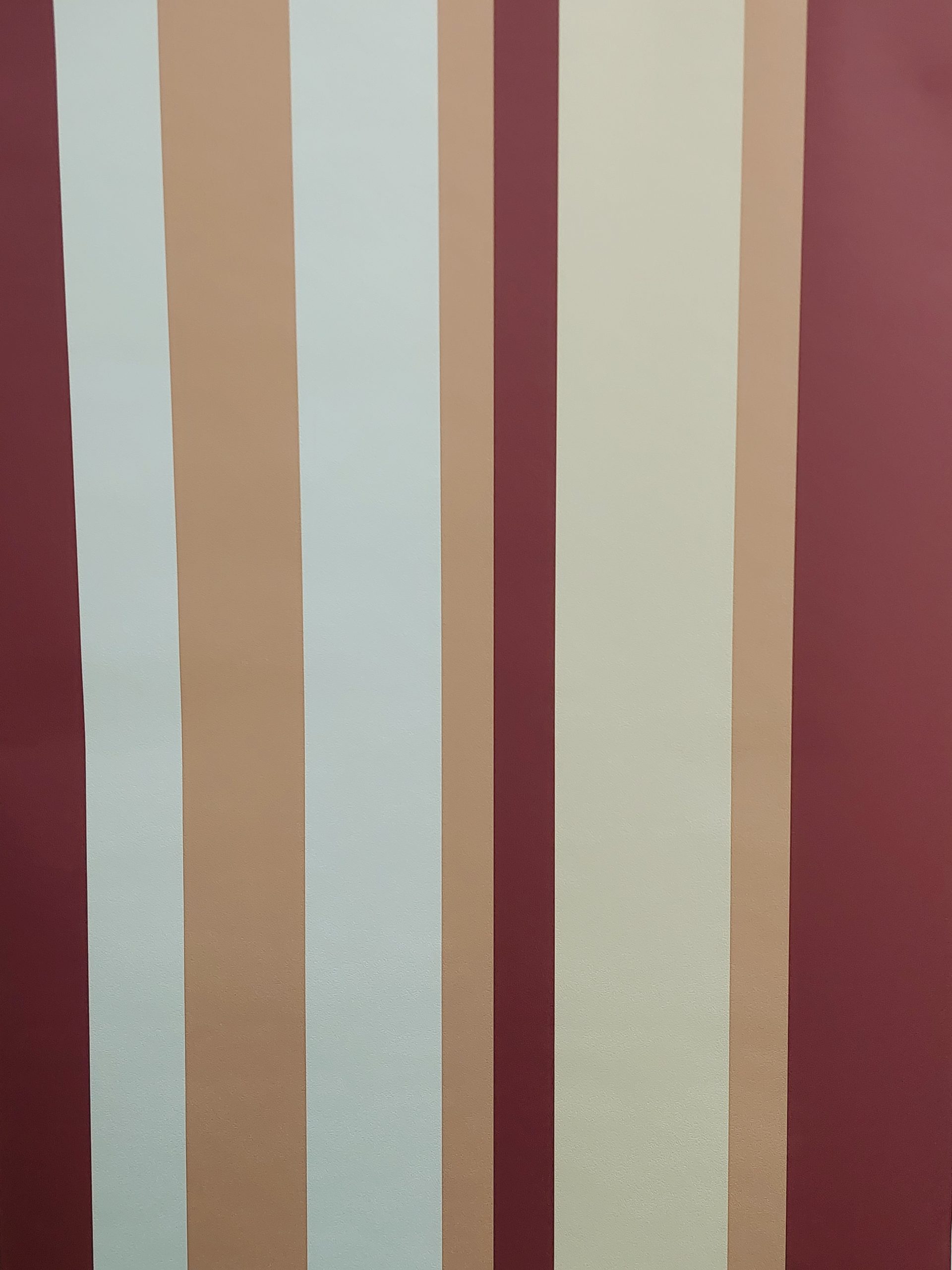 Red/Cream Stripe Wallpaper Debona 4413 - Image 3