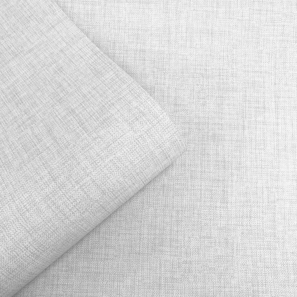 Cambric Texture Grey Vinyl Wallpaper 196301
