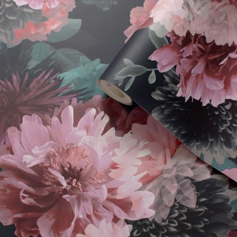 Lipsy London Issey Floral Green/Blush Wallpaper 144061