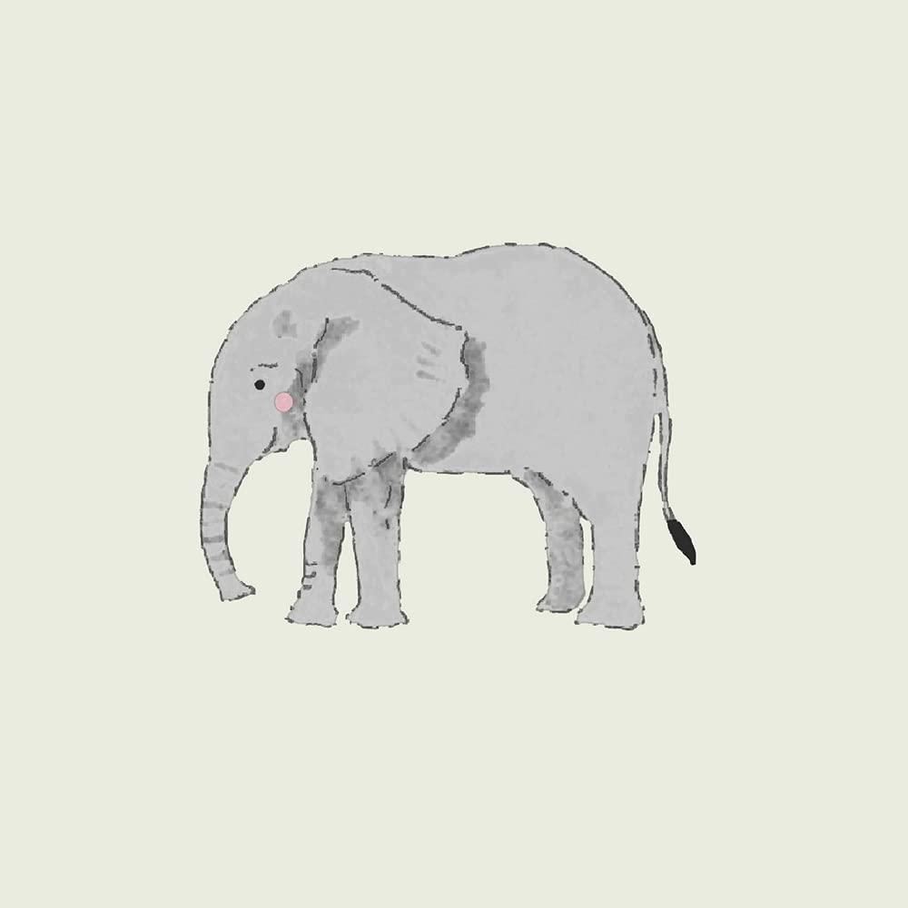 Sophie Allport Magnificent Elephants Sage Wallpaper 181523 - Image 3