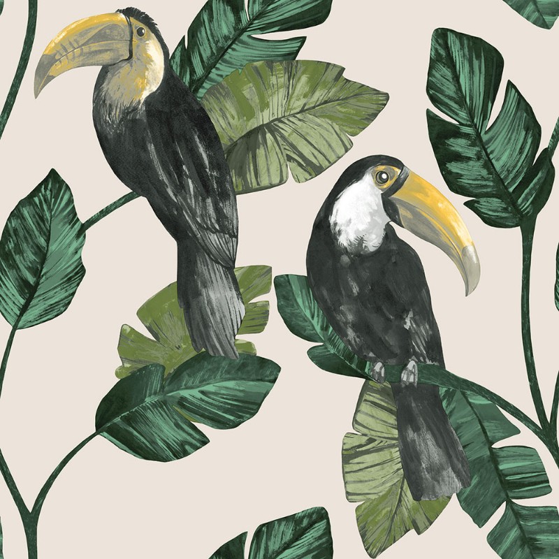 Holden Decor Premium Tiki Neutral WallpaperBrand: Holden Decor 91341