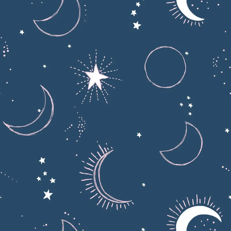 Sassy B Cosmic Babe Blue Metallic Wallpaper - 187501 - Image 2